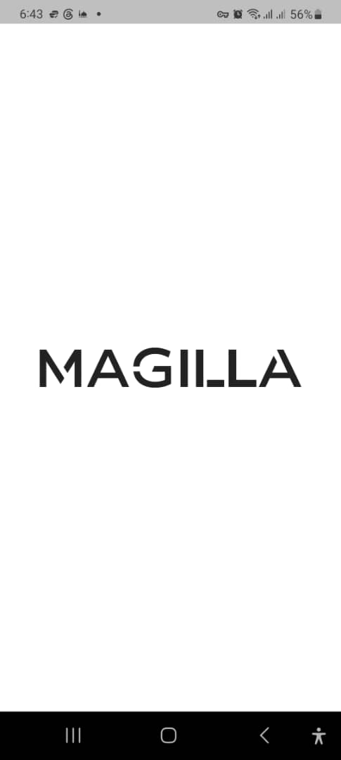 شاشة افتتاح MAGILLA على الهاتف